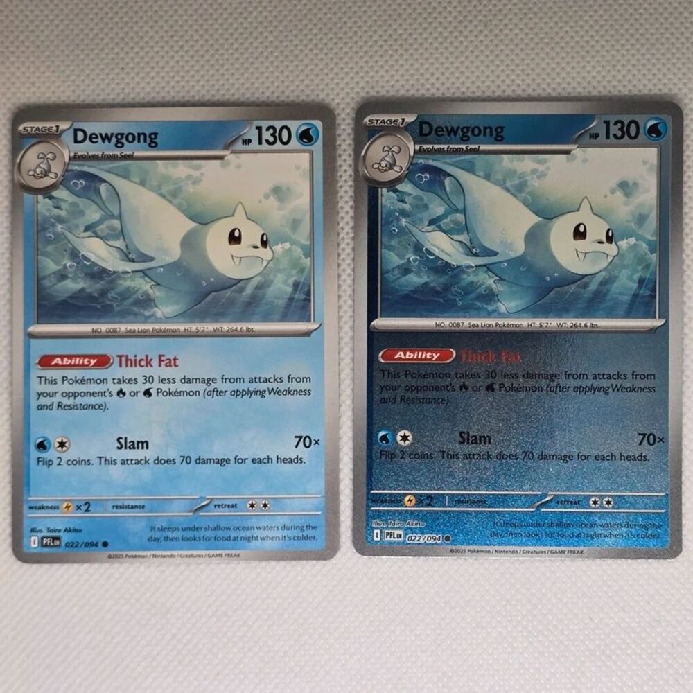 dewgong #22 - (2) card set pokemon phantasmal flames